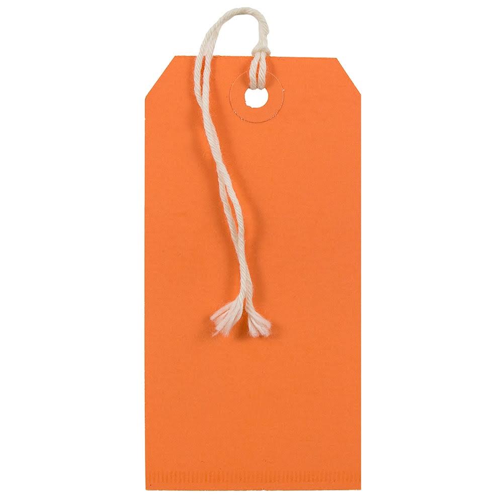 Orange 1000/Carton Gift Tags with String O955398