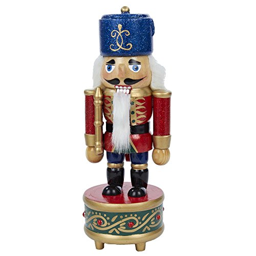 8.5-Inch Wooden Musical Nutcracker F49103